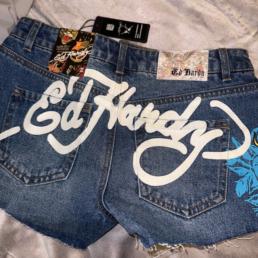 Ed Hardy Jean Shorts